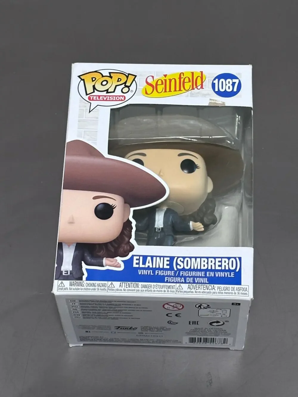 Funko Pop! Seinfeld - Elaine in Sombrero Vinyl Bobble Toy Figure 1087